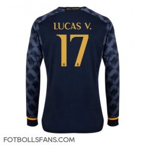 Real Madrid Lucas Vazquez #17 Replika Bortatröja 2023-24 Långärmad